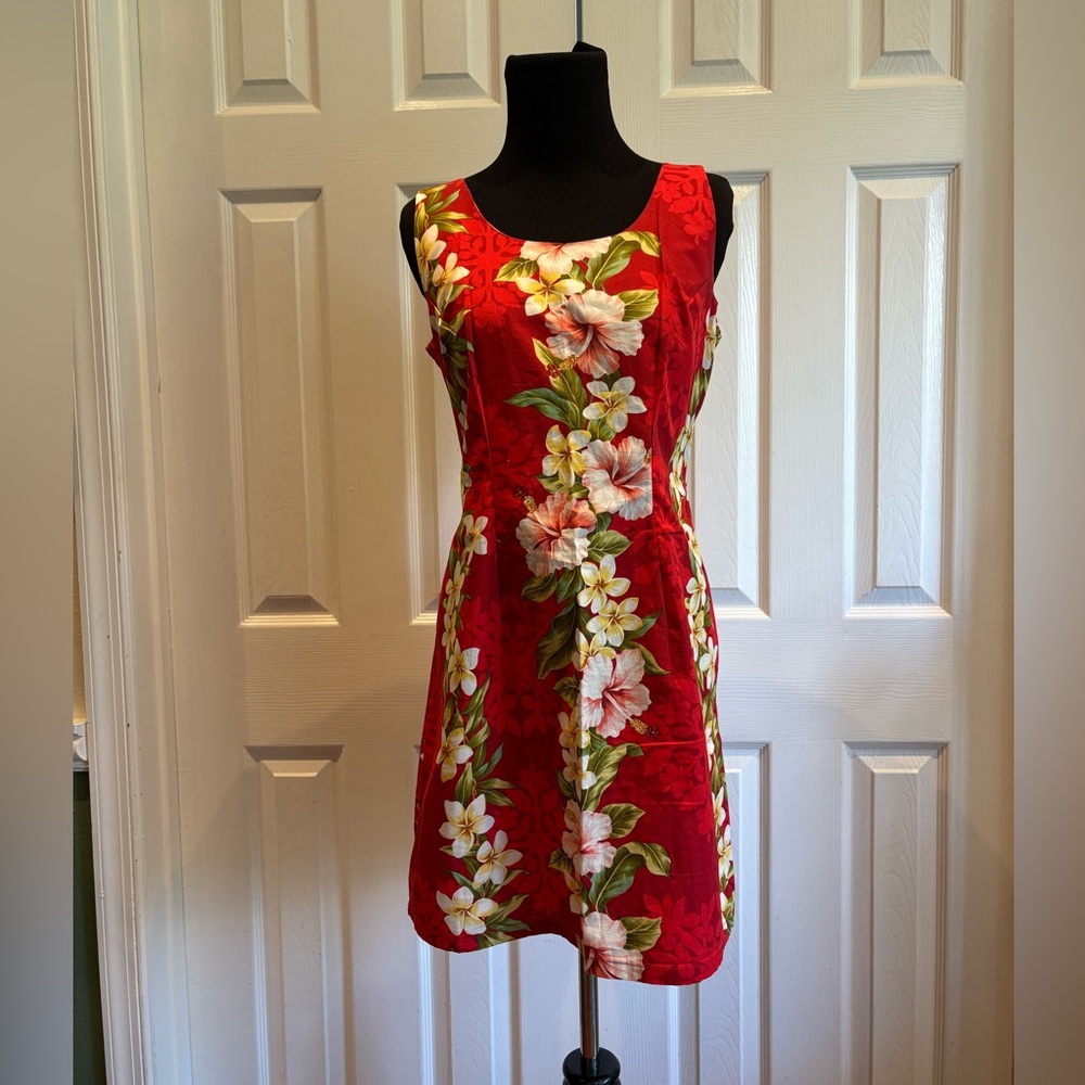Vintage Hawaiian Dress Sz M